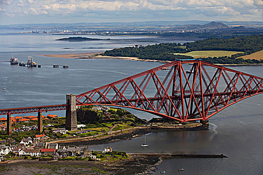 轨道,桥,靠近,苏格兰,英国