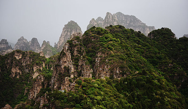 夏日狼牙山风景