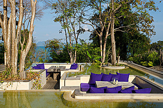 豪华酒店,隐避处,岛屿,靠近,普吉岛,攀牙湾,泰国,亚洲