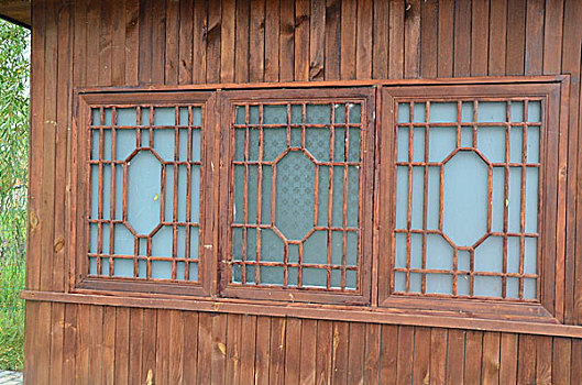 花窗,窗子,建筑,木窗,窗