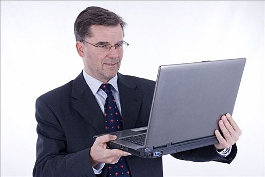 商务人士,笔记本电脑