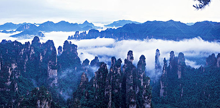 湖南,张家界,天子山,御笔峰