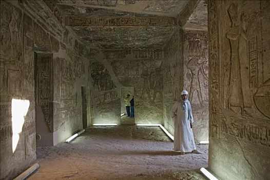 前厅,旱谷,庙宇,世界遗产,纳赛尔湖,埃及,非洲