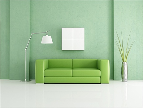 绿色,现代,室内