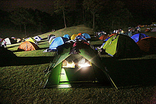露营,帐篷