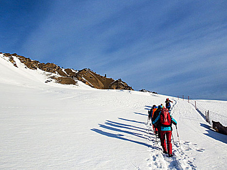 徒步雪山