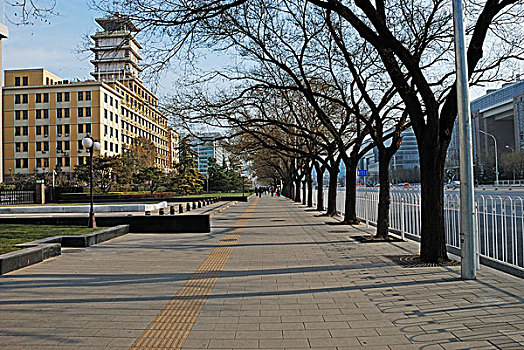 北京的人行道