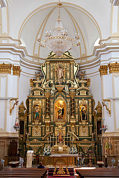 圣坛,教堂,马贝拉,哥斯达黎加,安达卢西亚,西班牙,欧洲