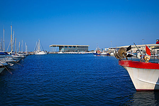 丹尼亚,码头,船,阿利坎特,巴伦西亚省,西班牙