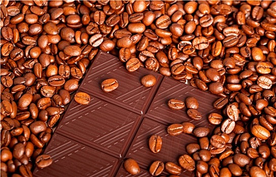 咖啡豆,巧克力