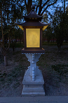 夜色中的北京故宫,紫禁城,宫灯