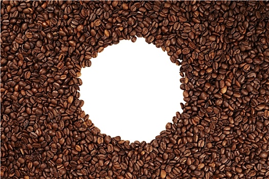 咖啡豆,圆