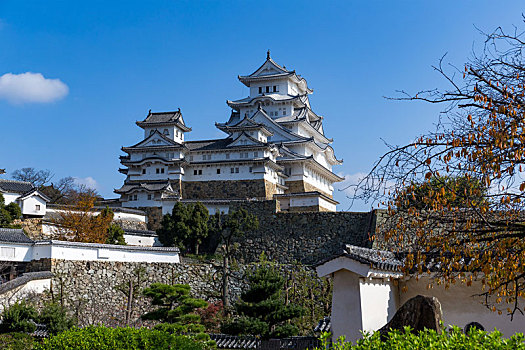 日本,老,城堡
