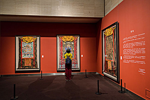 唐卡中国美术馆展览
