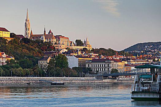 马提亚斯教堂,棱堡,多瑙河,布达佩斯,匈牙利