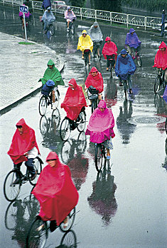 場景,沈陽,城市,下雨,遼寧