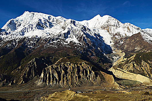 安纳普尔纳峰,河谷,保护区,尼泊尔