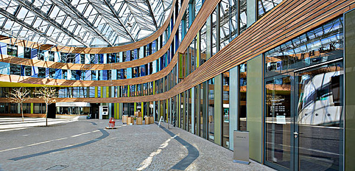 联邦,环境,入口,建造,2005年,德绍,萨克森安哈尔特,德国,欧洲