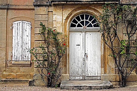 古老,门,建筑,圣艾米莉,波尔多,法国,欧洲