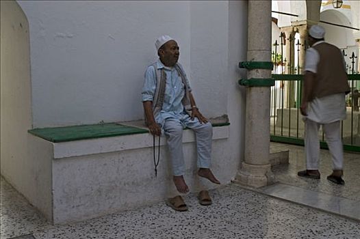 老人,清真寺,历史,中心,的黎波里,利比亚
