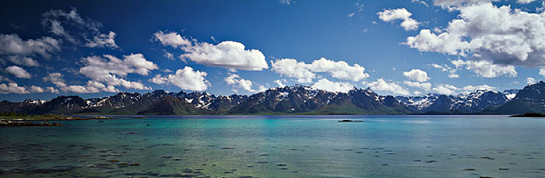 挪威,韦斯特阿伦,岛屿,山,大幅,尺寸
