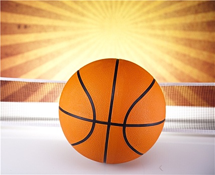 篮球,球,阳光