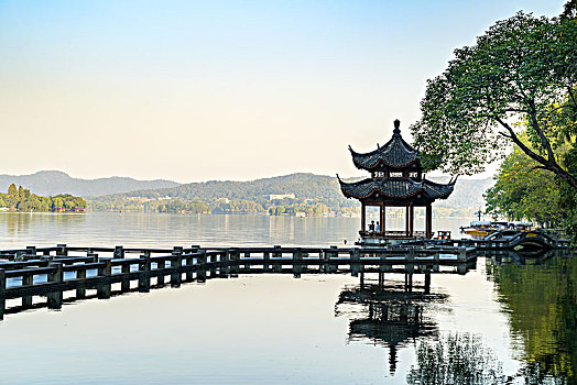 杭州西湖长桥公园