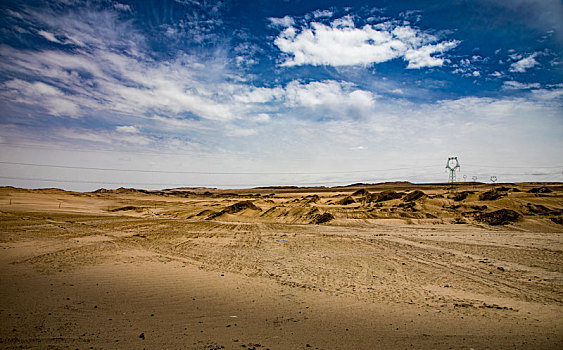青海戈壁沙漠无人区