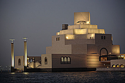 卡塔尔,多哈,博物馆,伊斯兰艺术