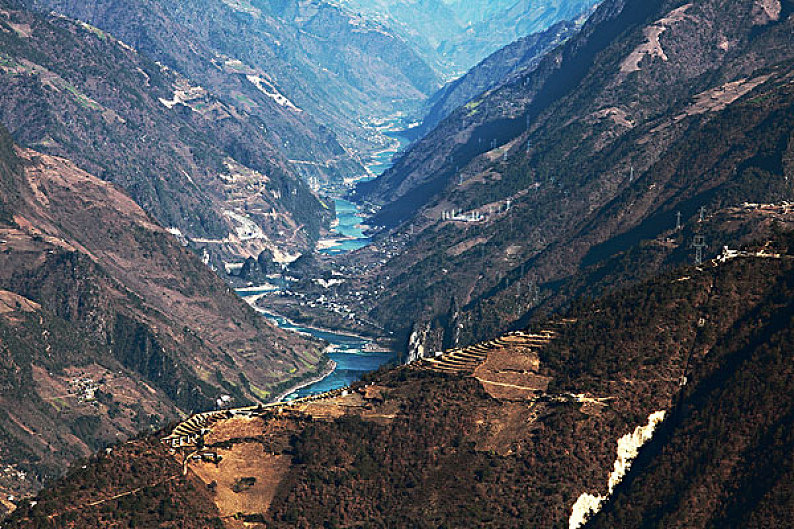 怒江大峡谷图片_怒江大峡谷高清图片_全景视觉