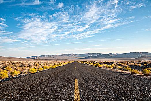 峡谷,道路,死亡谷国家公园,加利福尼亚,美国,北美