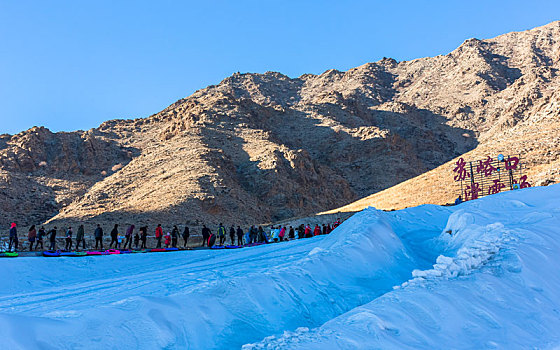 苏峪口滑雪场图片