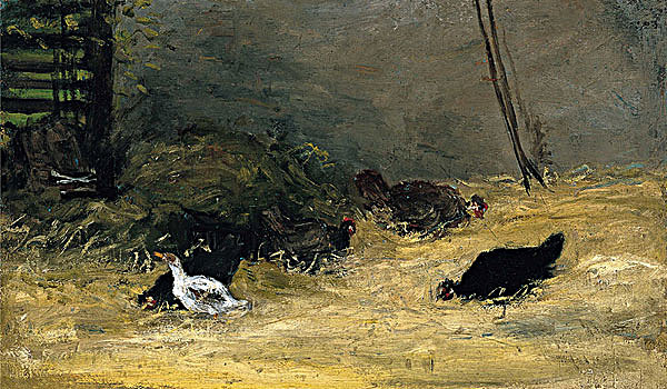 油画保罗·高更人物风景动物