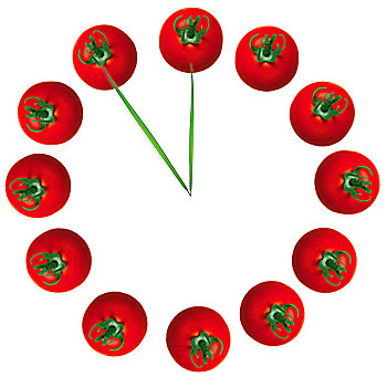 西红柿,钟表