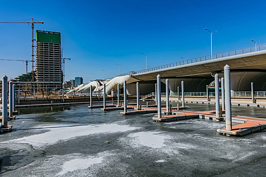 北京市通州区大运河外滩游艇码头建筑