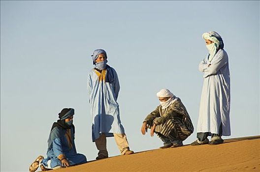 柏柏尔人,男人,沙漠,撒哈拉沙漠,梅如卡,摩洛哥