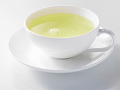 绿茶,白色,瓷器,杯子