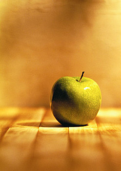 青苹果,木质,表面