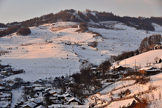 冬季吉林雪村-松岭美景如画