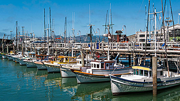 渔船,渔人码头,旧金山,美国