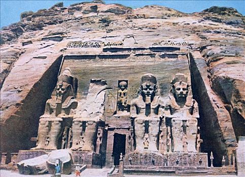 阿布辛贝尔神庙,埃及,20世纪,艺术家,未知