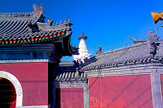 北京白塔寺建筑