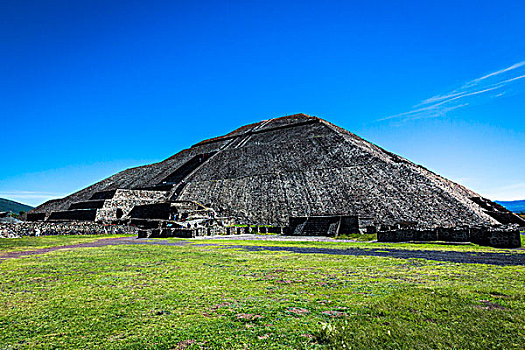 太阳金字塔,圣胡安,特奥蒂瓦坎,东北方,墨西哥城,墨西哥