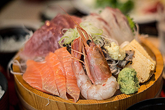 盘子,鲜鱼,鱼市,东京