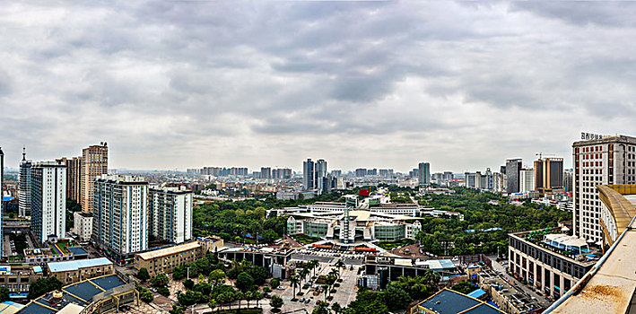 中国广西贵港市城市景观