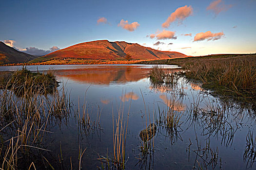 风景,山中小湖