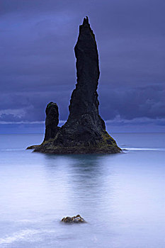 石头,排列,靠近,维克,南海岸,冰岛,欧洲