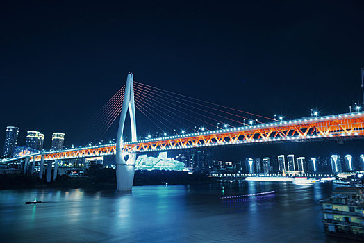 远眺重庆长江大桥