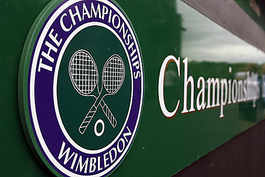 英格兰,伦敦,温布尔登,标识,网球,冠军,2008年