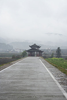 福建省上杭县古田镇古田风光